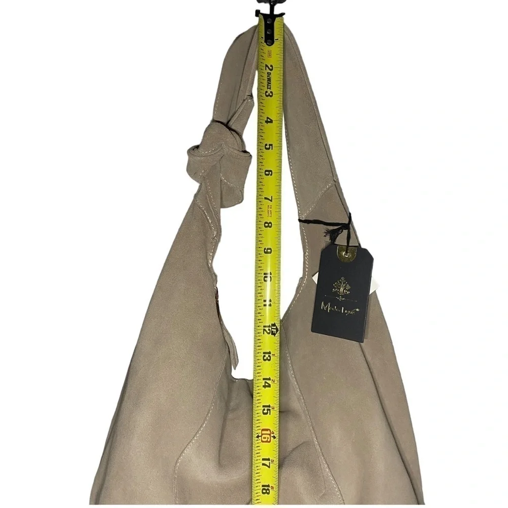 Moda Luxe Suede Hobo Bag